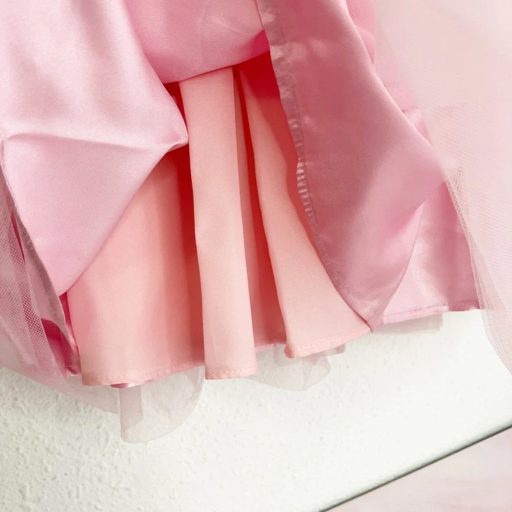 NWT Sarah Louise England Girls Dress Embroidered Navy Velvet Pink Tulle 2 yrs - Picture 12 of 14